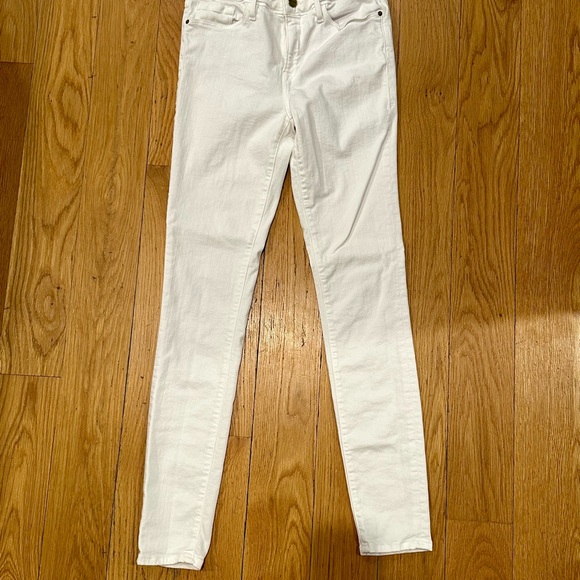 Frame Denim Le Skinny de Jeanne - white, size 28 excellent condition - Picture 1 of 2